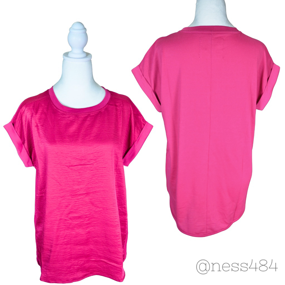 NWT Women's Cupio Blush Pink T-Shirt Size S - Picture 2 of 4